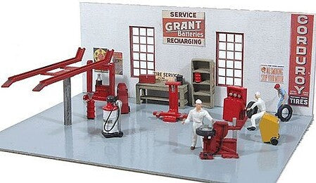 JL Innovative HO Scale Gas Station Interior Equipment & Tools – 498
