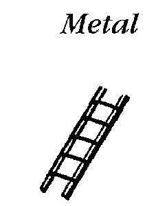 JL Innovative Design 552 S Scale Metal Ladders, Silver, 2-Pack– product image