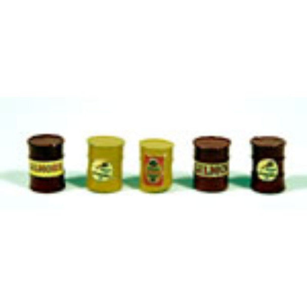 JL Innovative 568 HO Scale Custom Oil Barrels - Gilmore - 5 Pack - product image