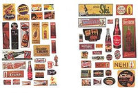 JL Innovative Design N Scale 1940s–50s Uncommon Soft Drink Signs – 606 - product image