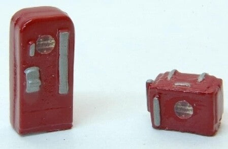 JL Innovative 637 Dr Pepper Mini Soda Machines — N Scale 2-Pack - product image