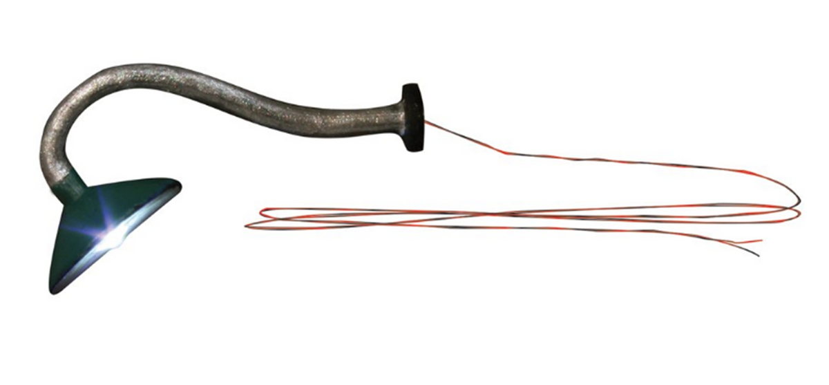 Woodland Scenics JP5658 Just Plug Gooseneck Wall Mount Lights N scale product photograph