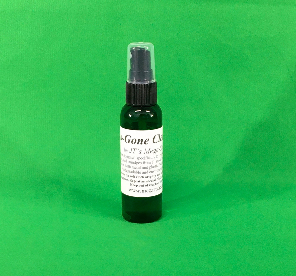 JT's Mega-Steam 001 b-Gone Cleaner, 2-ounce pump spray bottle