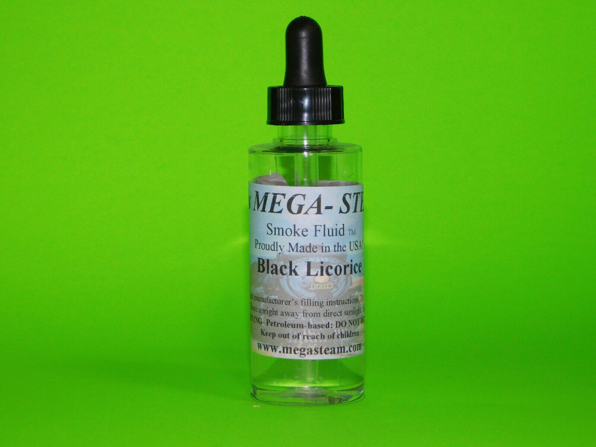 JT's Mega-Steam 131 Black Licorice smoke fluid, 2-ounce dropper bottle