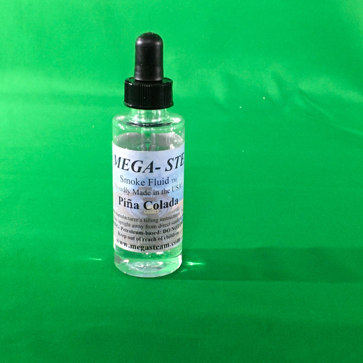 JT's Mega-Steam 134 Pina Colada smoke fluid, 2-ounce dropper bottle