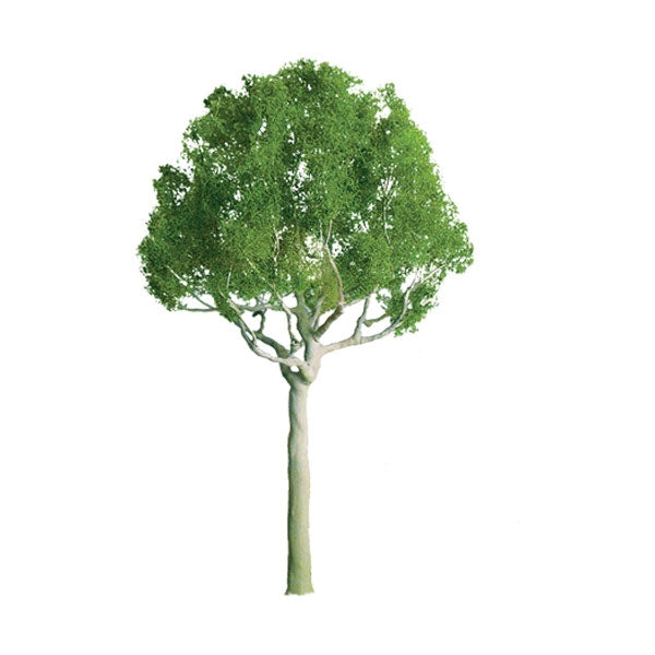 JTT 94249 round-head trees — manufacturer's representative single-tree photo; full pack not shown