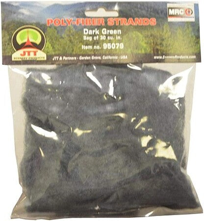 JTT 95079 Dark Green Poly-Fiber, 30 Cubic Inches retail package