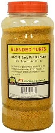 JTT 95109 Early-Fall Blended Fine Turf, 60-Cubic-Inch Shaker retail package