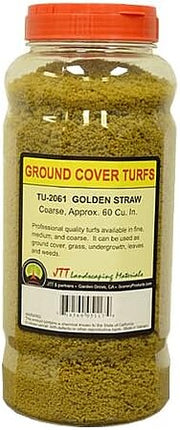 JTT 95117 golden straw coarse turf, 60-cubic-inch shaker