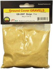 JTT 95207 beige fine gravel, 200-gram retail bag