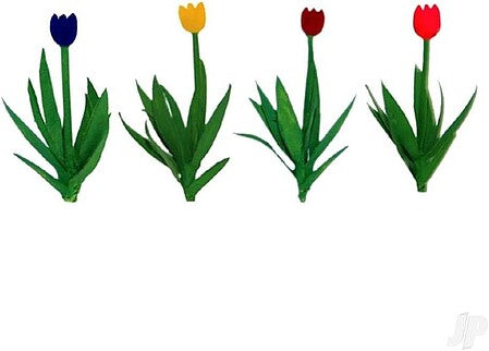 JTT O Scale Assorted Tulips – 36 Pack – 95555