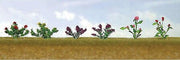 JTT O scale assorted flower plants 10 pack 95558