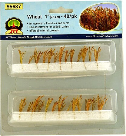 JTT HO Scale Wheat Plants – 40 Pack – 95637