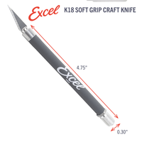 Excel Blades K18 Grip-On Knife With Extra Blades (19019) product view 8