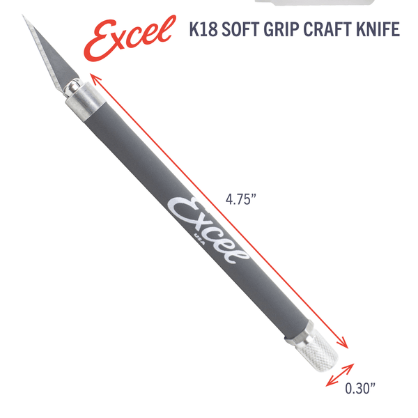Excel Blades K18 Grip-On Knife With Extra Blades (19019) product view 8