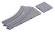 Kato 40-103-E N Scale Unitram E Left Curve Track R180mm 45° actual gray molded track plate and intersection road photograph