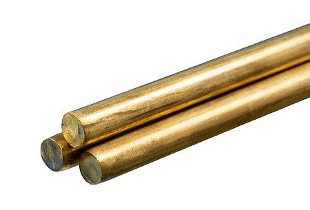 K&S Precision Metals 3/8 x 36-Inch Round Brass Rod 3-Pack – 1167