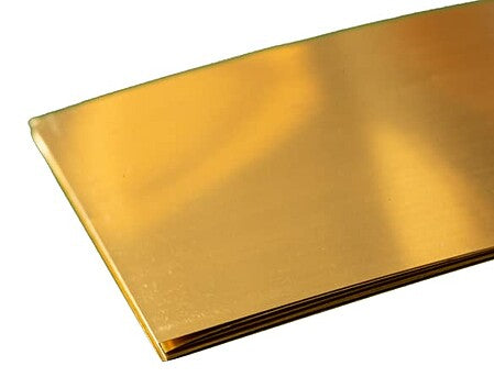 K&S Precision Metals Brass Sheet 0.005 x 4 x 10 Inches 6-Pack – 250