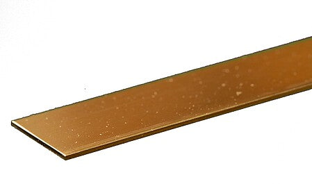 K&S Brass Strip – .032 x 3/4 in – 8243