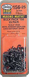 Kadee 15625 HO scale long center-set couplers 25 pairs