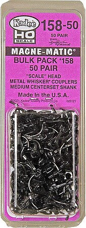 Kadee 15850 HO scale No. 58 couplers bulk pack 50 pairs