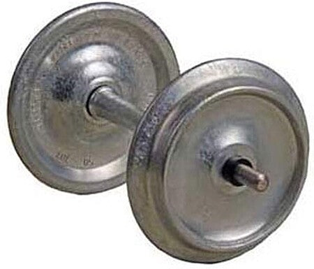 Kadee 950 G scale uncolored smooth-back wheelsets