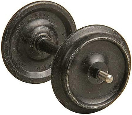 Kadee 960 G scale black smooth-back wheelsets
