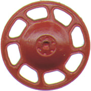 Kadee #2033 HO universal brake wheels red oxide