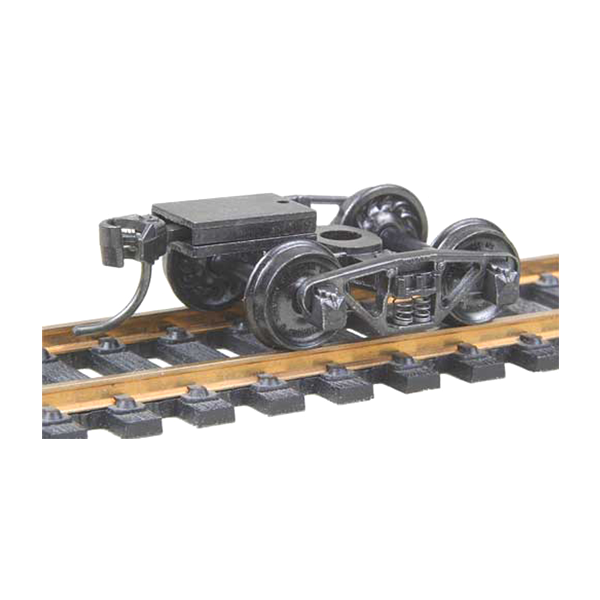 Kadee #516 HO Vulcan double truss trucks with 33 inch ribbed wheels