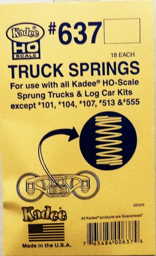Kadee #637 HO truck springs