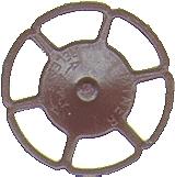 Kadee 2022 HO scale Miner brake wheels red oxide