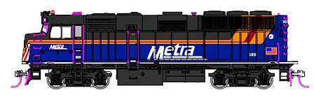 Kato HO Scale Metra F40PH #149 – DCC & Sound – 37-6575S– product image