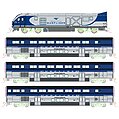 Kato N Scale Amtrak SC-44 Pacific Surfliner 4-unit base set 106-9001