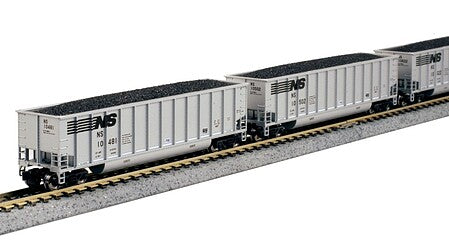 KATO Bethgon Coalporter 8 Car Set Norfolk Southern #1064634 - product image
