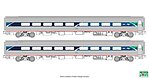 KATO N Amfleet 2 Ph7 Coach 2pc Set w/Lights #10662951 - product image 2
