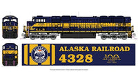 KATO N EMD SD70MAC Alaska Railroad No. 4328 100 Years 176-6412