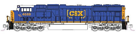 KATO N EMD SD70M CSX No. 4688 Spirit of Tampa 176-7617