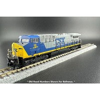KATO 176-7617 N-scale CSX SD70M No. 4688, alternate view