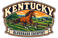 Kentucky heritage badge embroidery artwork