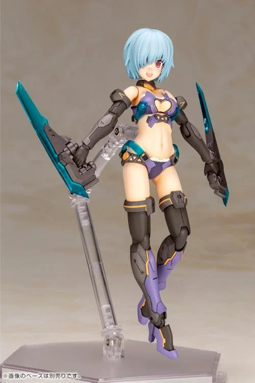 Kotobukiya FG175 P3 Hresvelgr Bikini Armor Ver. pre-painted pre-assembled model, front view with twin blades; display support and base sold separately.