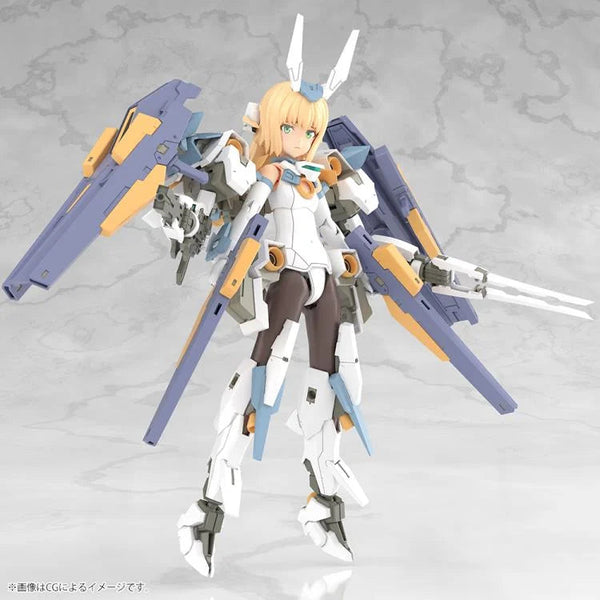 Kotobukiya FG178 Frame Arms Girl Grande Scale Baselard model kit, fully equipped front view; manufacturer CG illustration of assembled model.