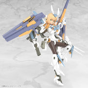 Kotobukiya FG178 Frame Arms Girl Grande Scale Baselard model kit, articulated pose with weapons; manufacturer CG illustration of assembled model.