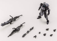 Kotobukiya HG057R Hexa Gear Governor Armor Type Knight Nero 1:24 model kit, model with included weapon and hand options laid out. Assembled and painted demonstration model.