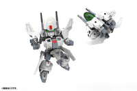 Kotobukiya IW001 Evoroids EVR-01A JET-N model kit, manufacturer CG illustration comparing robot and jet modes of one transforming model. Assembly required.
