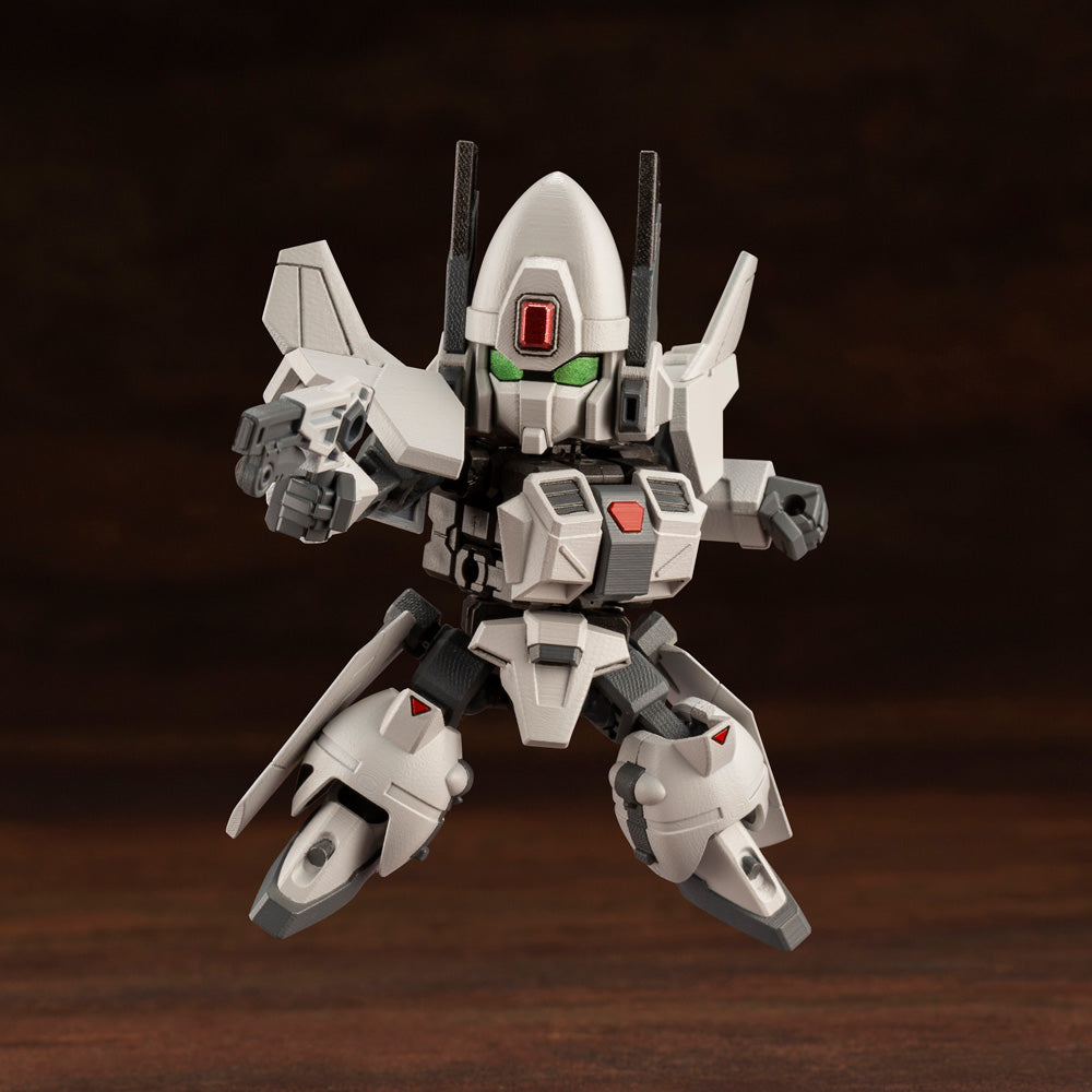 Kotobukiya IW001 Evoroids EVR-01A JET-N model kit, assembled and painted prototype in robot action pose. Assembly required.