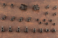 Kotobukiya Evoroids C-REX-11 C-REX model kit, core-frame connection parts; assembly demonstration.