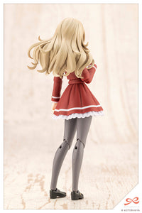 Kotobukiya JK063 Emma Koishikawa Dreaming Style Imperial Rose 1/10 model kit, rear view with long hairstyle; assembled demonstration.