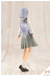 Kotobukiya JK071 Kuon Yakushiji Touou High School Uniform Dreaming Style Diamond Heroine 1/10 kit, rear view and ponytail; assembled and painted demonstration.