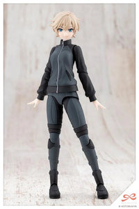 Kotobukiya JK088 Rui Saotome Touou High School Tracksuit Dreaming Style Midnight Onyx 1/10 model kit, riding-body configuration; assembled demonstration.
