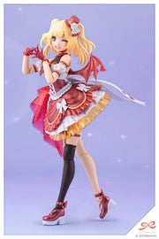 Kotobukiya JK089 Yue Kisaragi Diva Costume Dreaming Style Strawberry Moon 1/10 model kit, side three-quarter pose; assembled demonstration.